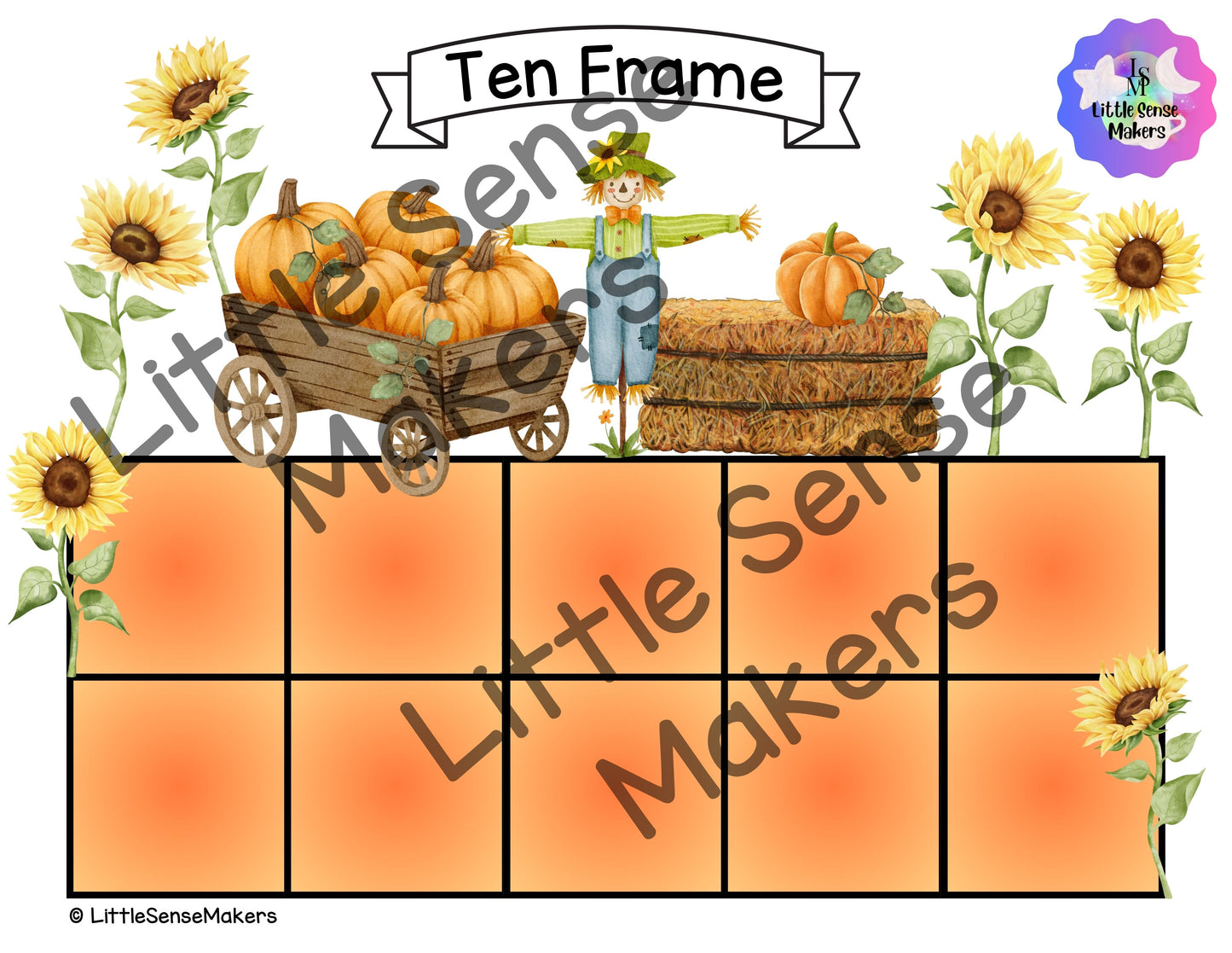 Pumpkin Patch | PlayDough Counting Mats 1-20 | Math Activity | Sensory Activity