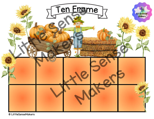 Pumpkin Patch | PlayDough Counting Mats 1-20 | Math Activity | Sensory Activity