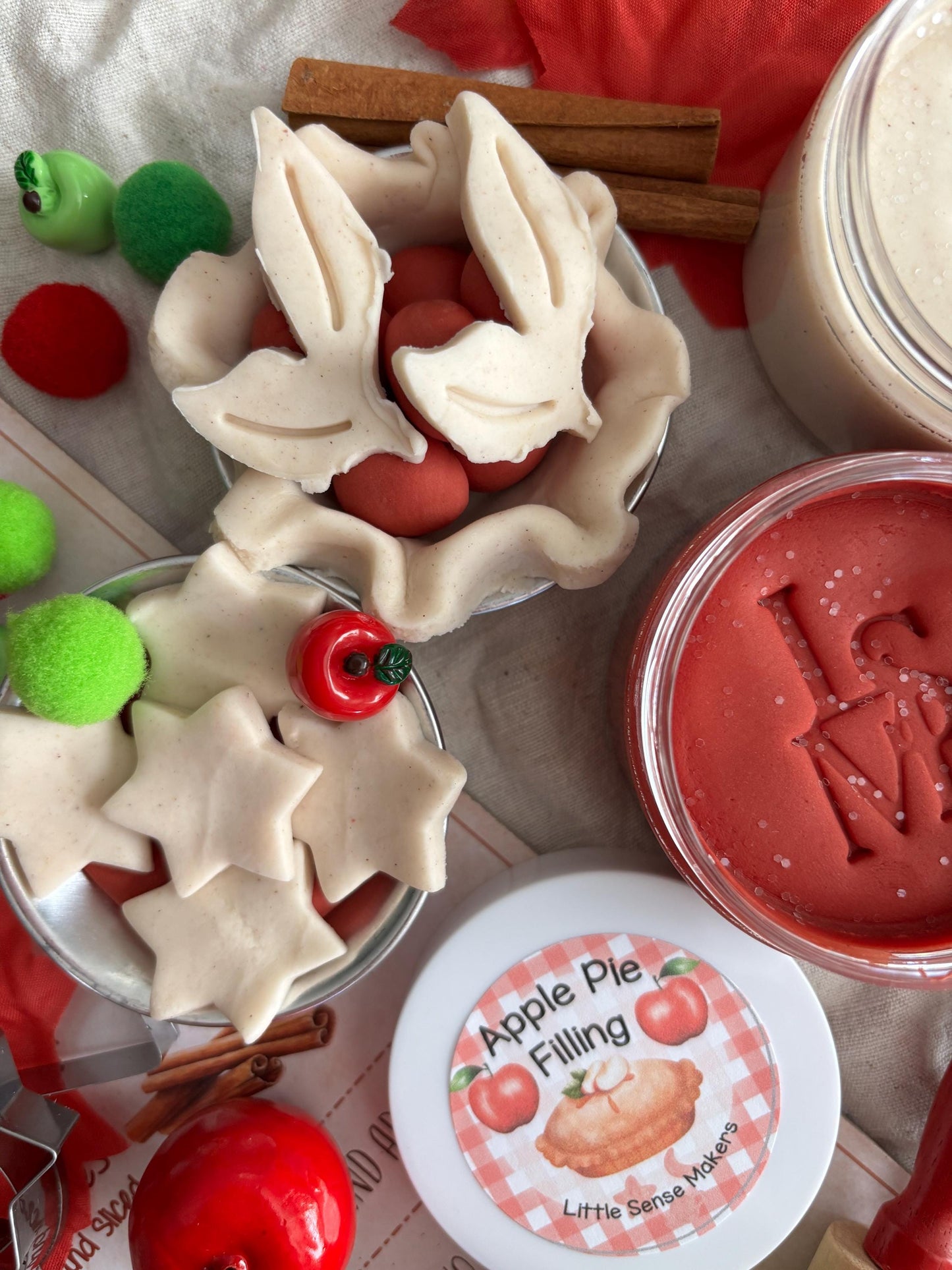 Apple Pie Play Dough Kit