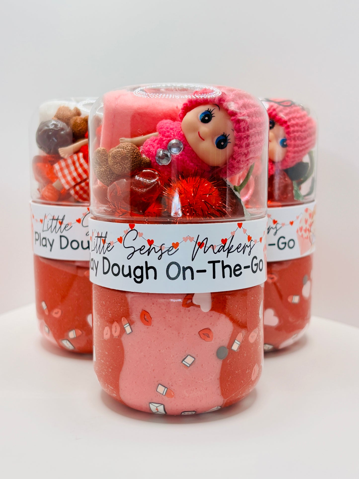 Valentine Playdough On-the-Go Jar | Secret Admirer Theme
