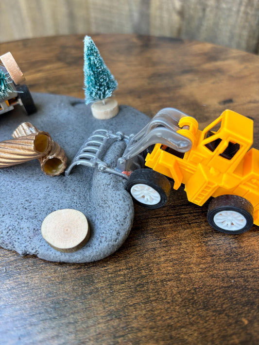 Construction Dough on the Go Jar