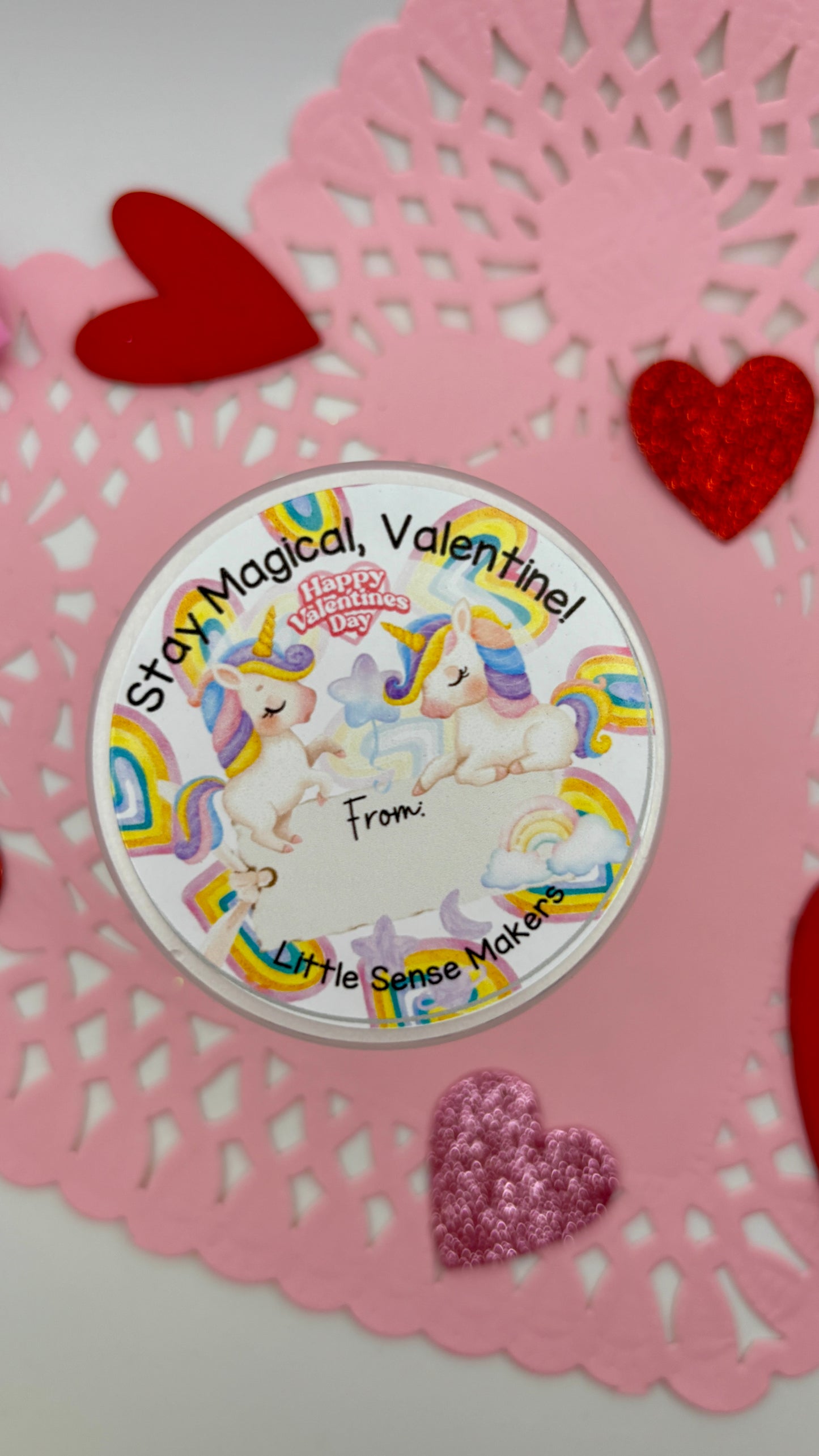 Class Valentines - Unicorn Theme