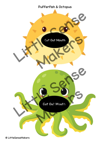 Feed the Ocean Animals | Sensory Bin Activity | Fine Motor Skills Activity