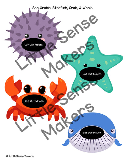 Feed the Ocean Animals | Sensory Bin Activity | Fine Motor Skills Activity