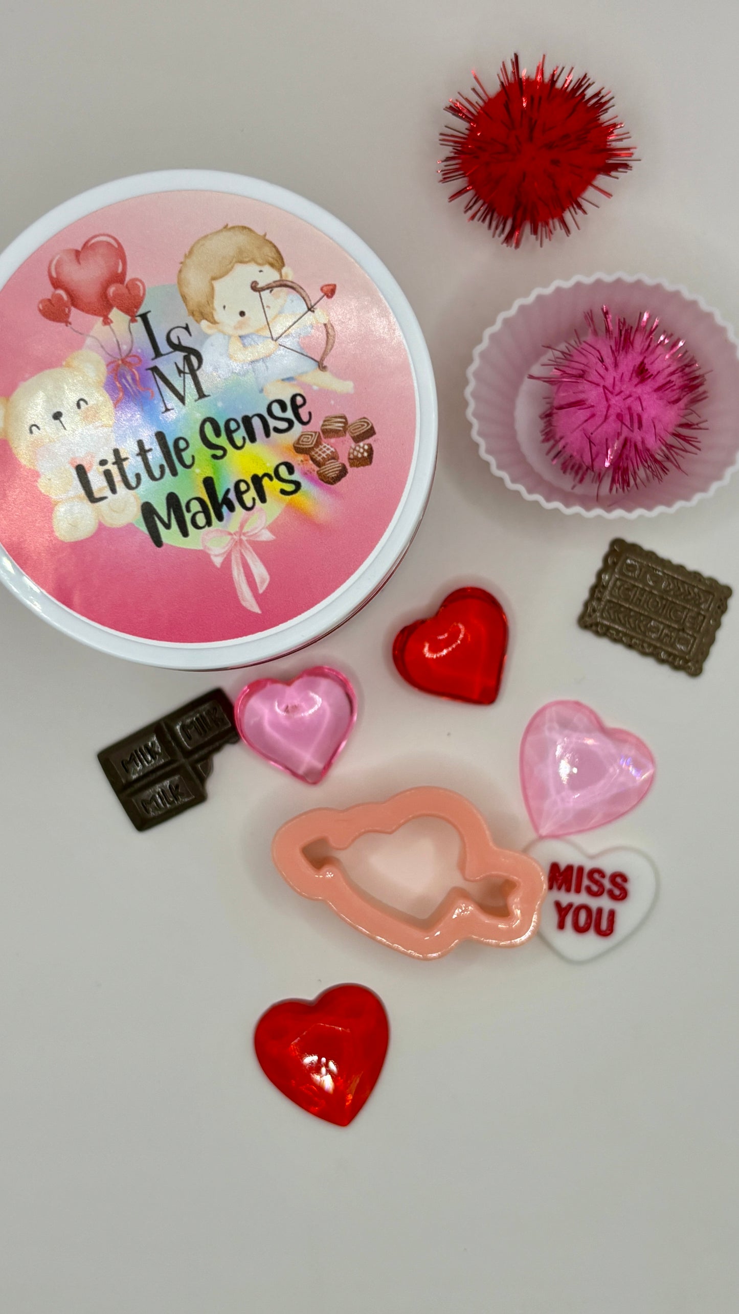 Valentine Play Dough Jar | Sweet Treat Theme