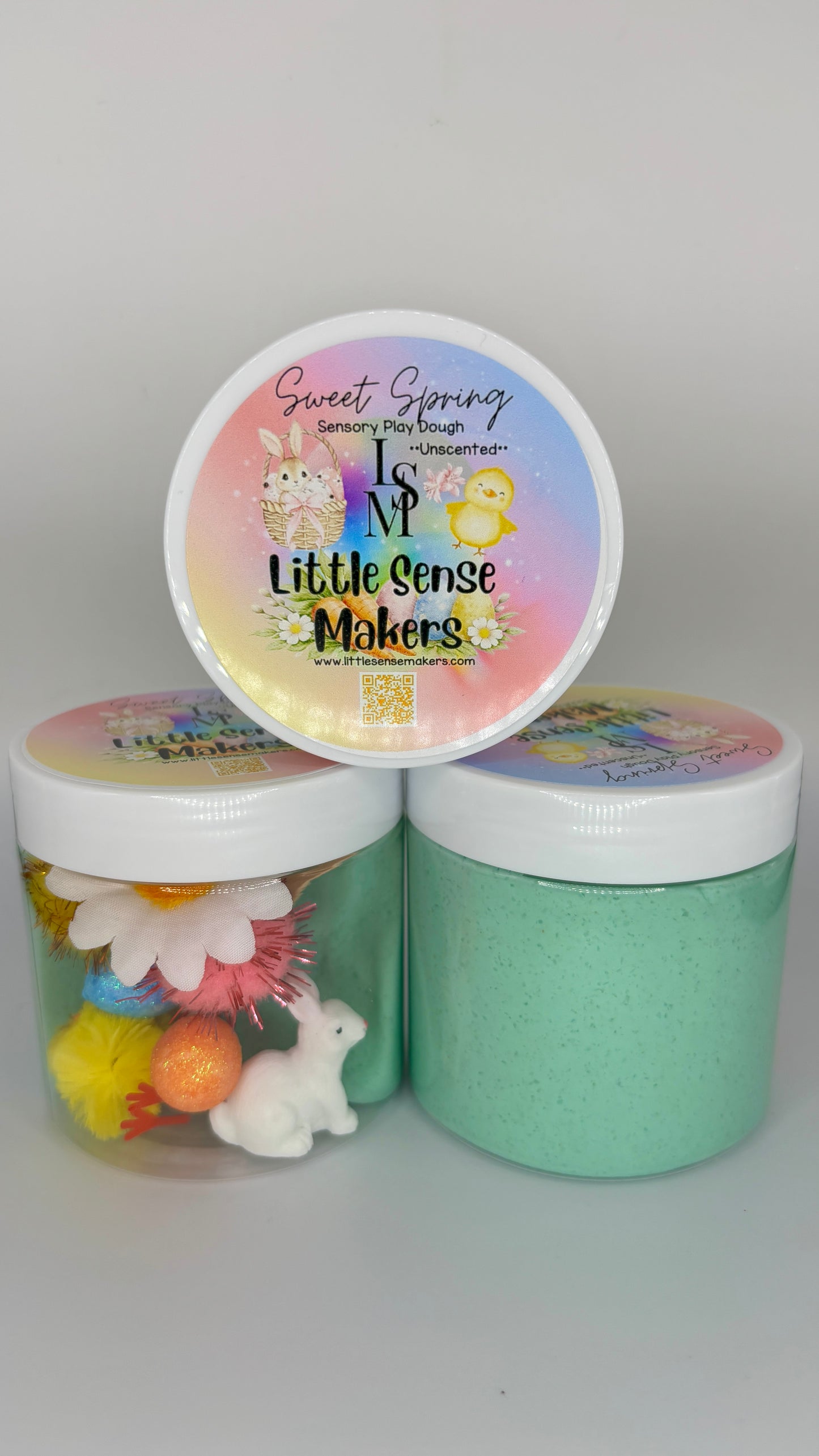 Sweet Spring Play Dough Jar | Easter Theme