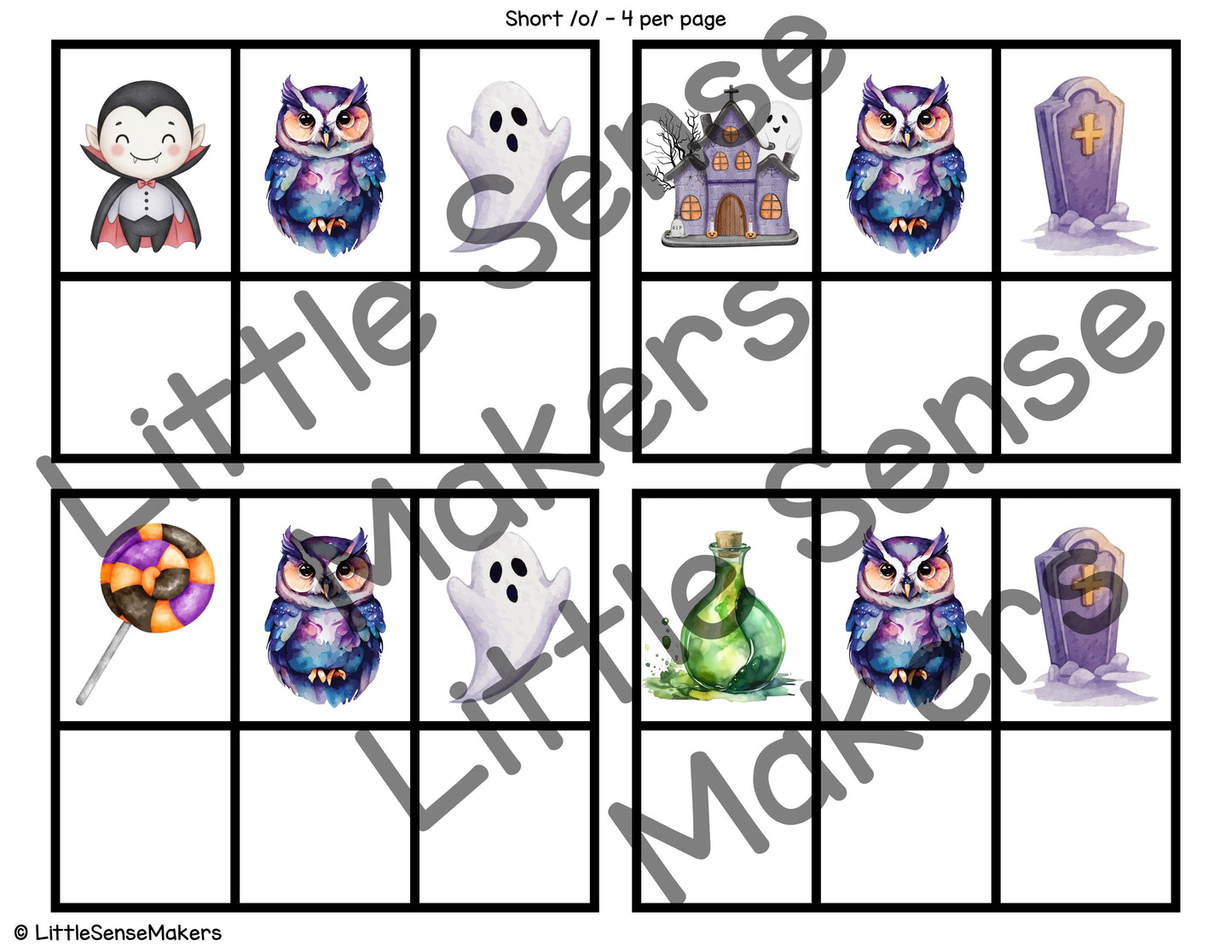 Mystery at CVC Manor | CVC Words | Reading Activity | Short Vowels Practice | Decoding CVC Words | Halloween Literacy Activity | Alphabet Activity