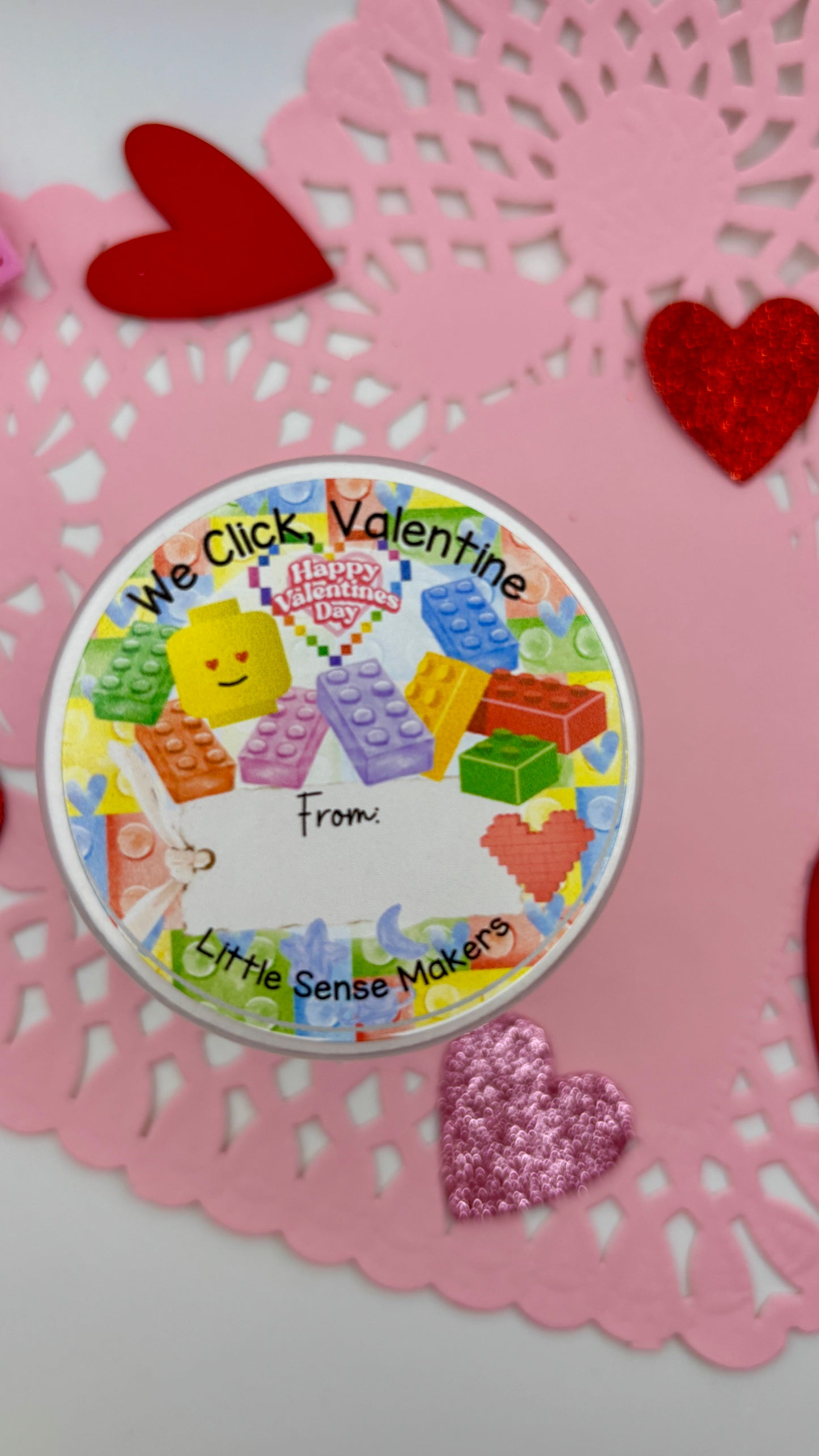 Class Valentines - Lego Theme