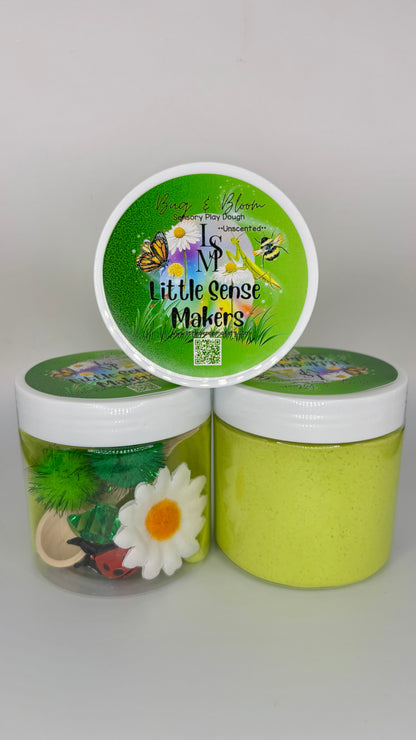 Bug and Bloom  Play Dough Jar | Garden Theme