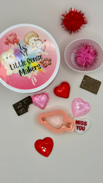 Valentine Play Dough Jar | Sweet Treat Theme