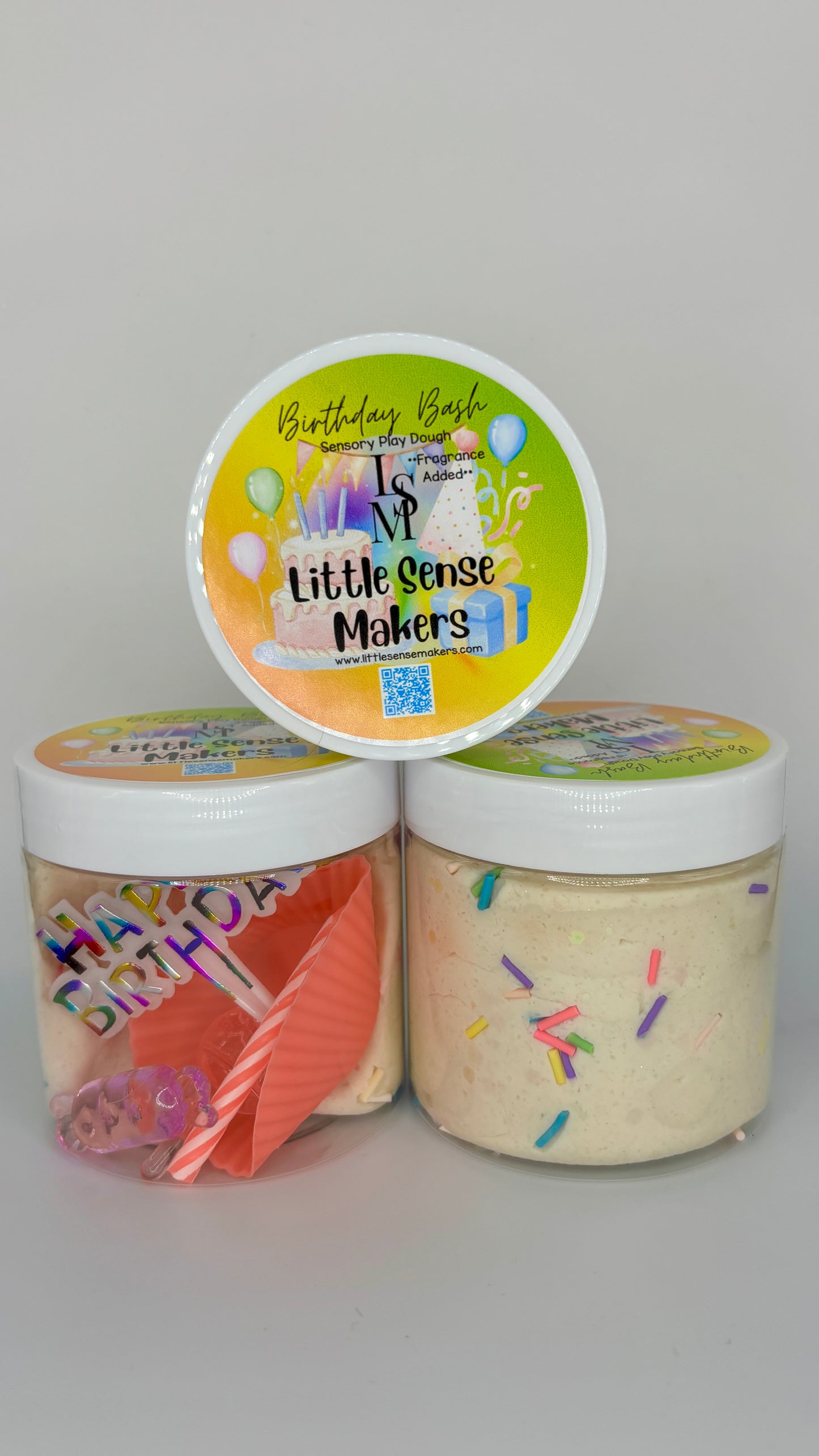 Birthday Bash Play Dough Jar