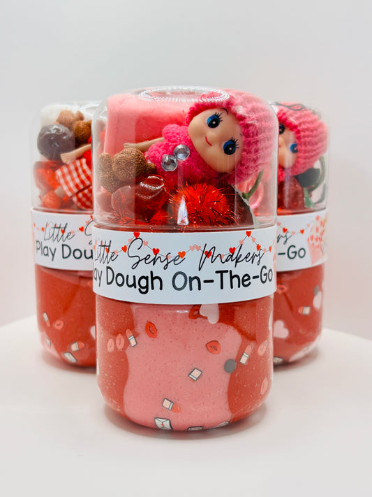 Valentine Playdough On-the-Go Jar | Secret Admirer Theme