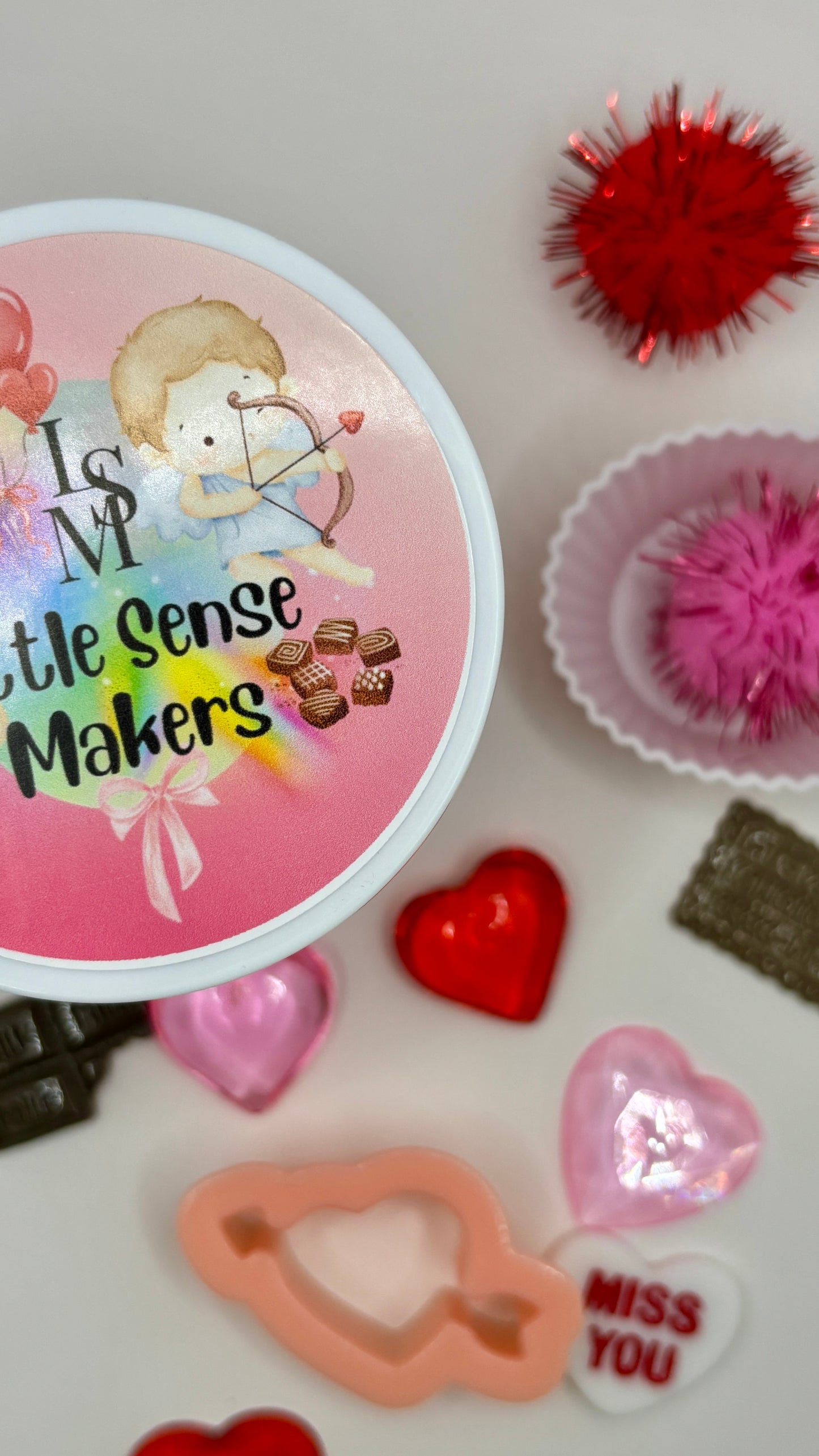 Valentine Play Dough Jar | Sweet Treat Theme