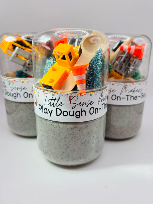 Construction Dough on the Go Jar