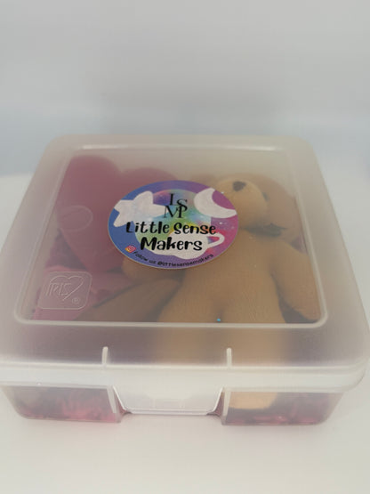 Teddy Bear's Valentine - Mini Sensory Play Kit