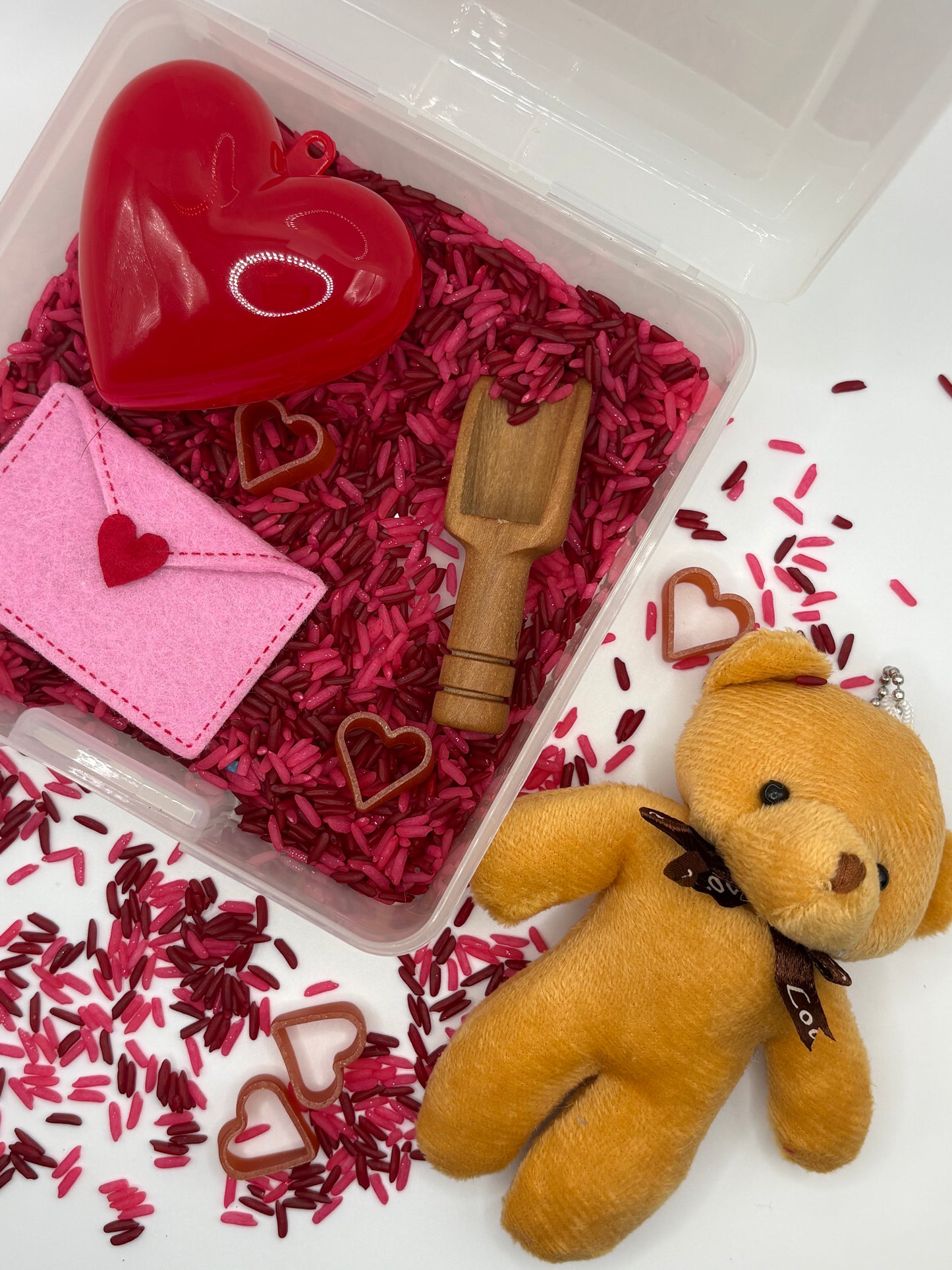 Teddy Bear's Valentine - Mini Sensory Play Kit