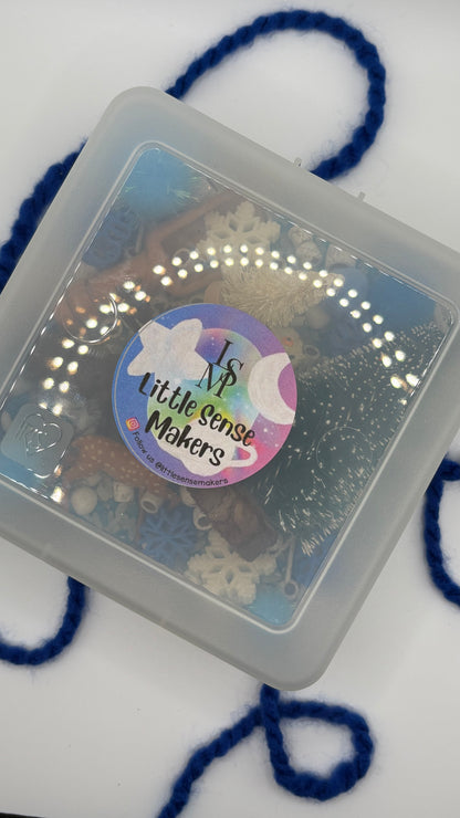 ❄️ Winter Woodland Wonder – Mini Sensory Play Kit ❄️