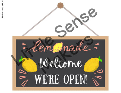Lemonade Stand Dramatic Play Printables: Lemonade Sensory Kit Pack