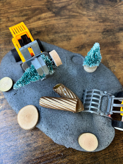 Construction Dough on the Go Jar