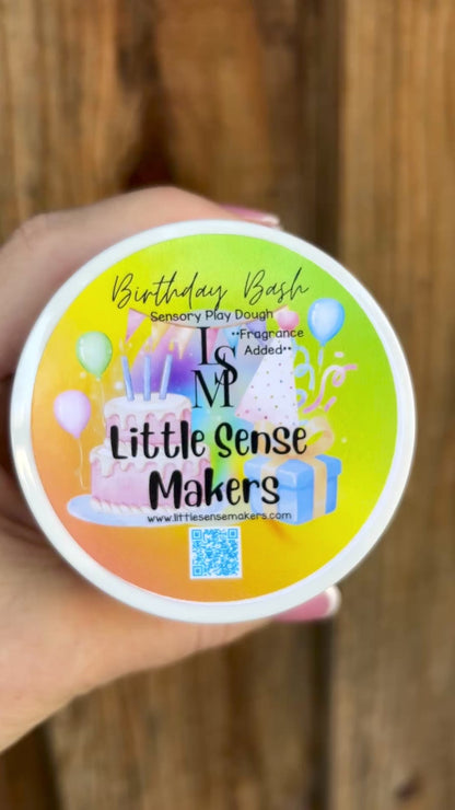 Birthday Bash Play Dough Jar